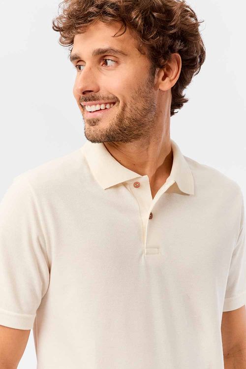 Polo Piquet Molinê Off White