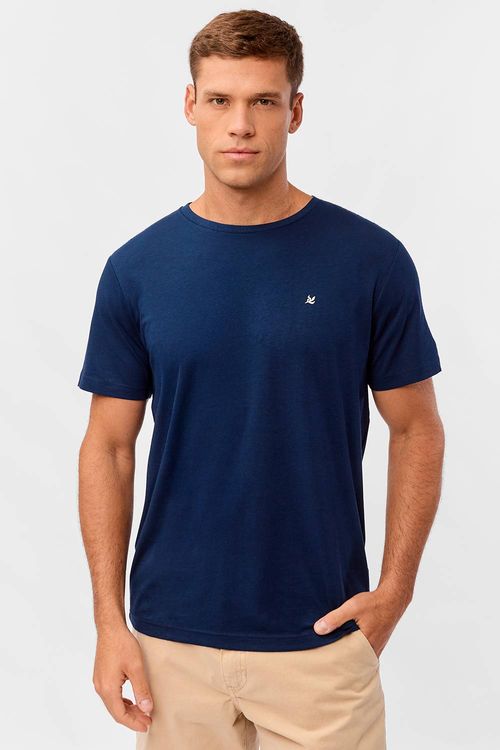 T-Shirt Básica Premium Azul Marinho
