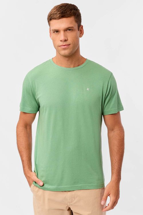 T-Shirt Básica Premium Modal Spandex Tech Verde