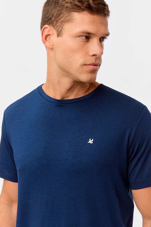 T-Shirt Básica Premium Azul Marinho