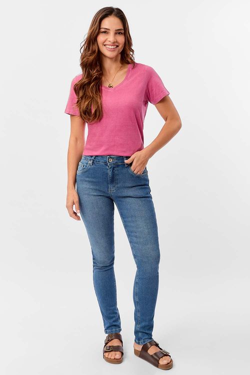 Calça Jeans Skinny Flex Destroyer