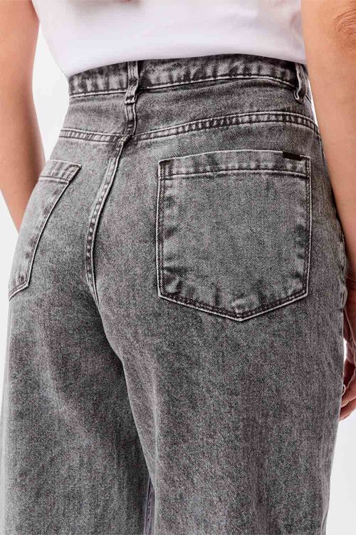 Calça Jeans Wide Leg Stone
