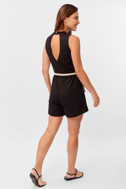 Macaquinho Curto Preto