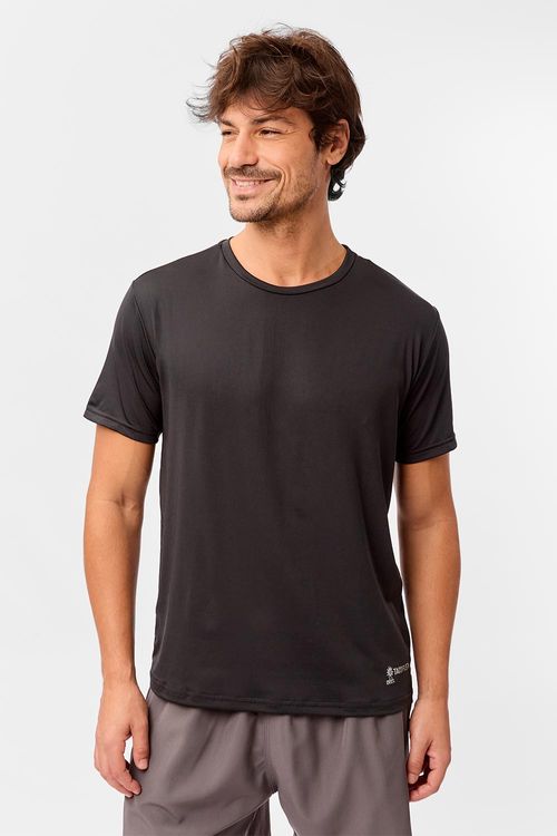 T-Shirt Manga Curta Uv Flex Preta