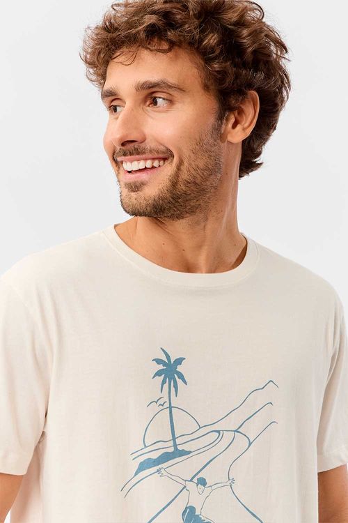 T-Shirt Estampada Off White