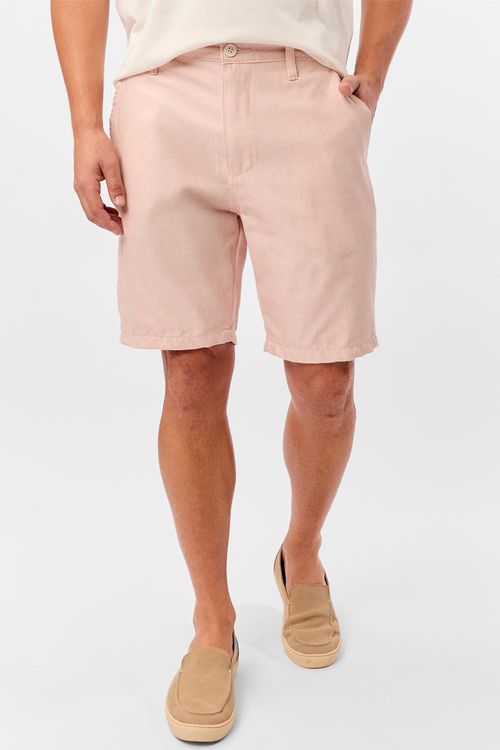Bermuda Chino Modal Linho Salmao