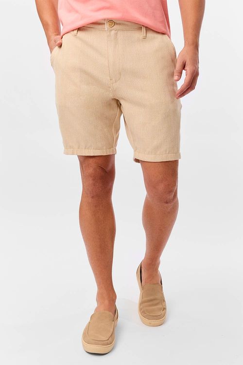 Bermuda Chino Linho Khaki