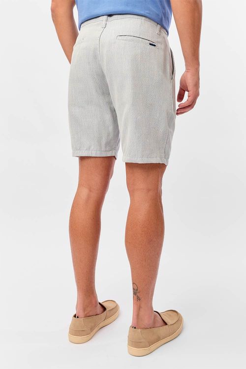 Bermuda Chino Linho Azul Clara