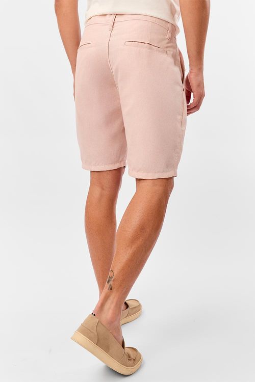 Bermuda Chino Modal Linho Salmao