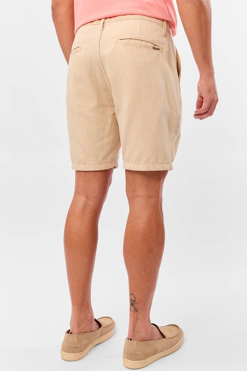 Bermuda Chino Linho Khaki
