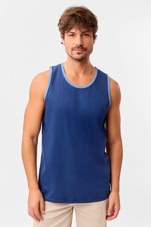 Regata Básica Azul Marinho