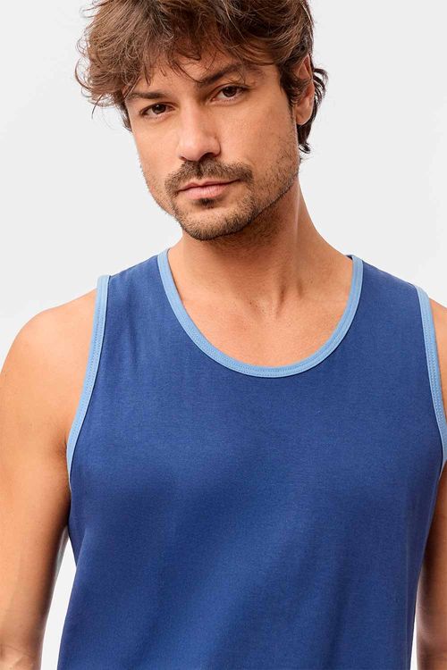 Regata Básica Azul Marinho