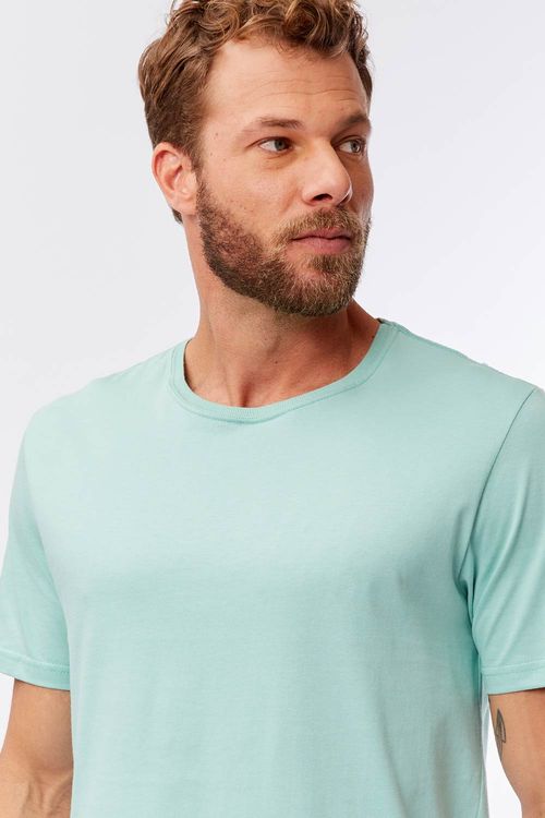 T-Shirt Básica Comfort Verde Claro