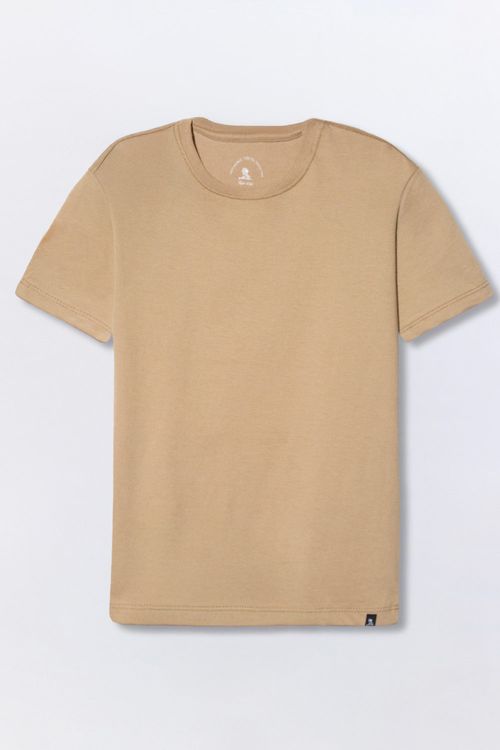 T-Shirt Infantil Básica Khaki