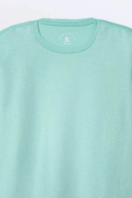 T-Shirt Infantil Básica Verde Clara