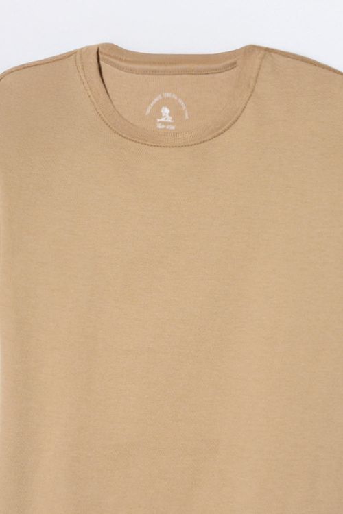 T-Shirt Infantil Básica Khaki