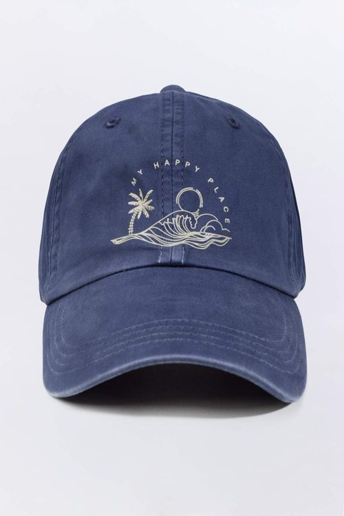 Boné Happy Azul Marinho