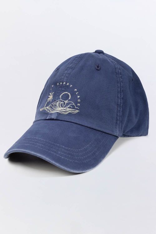 Boné Happy Azul Marinho