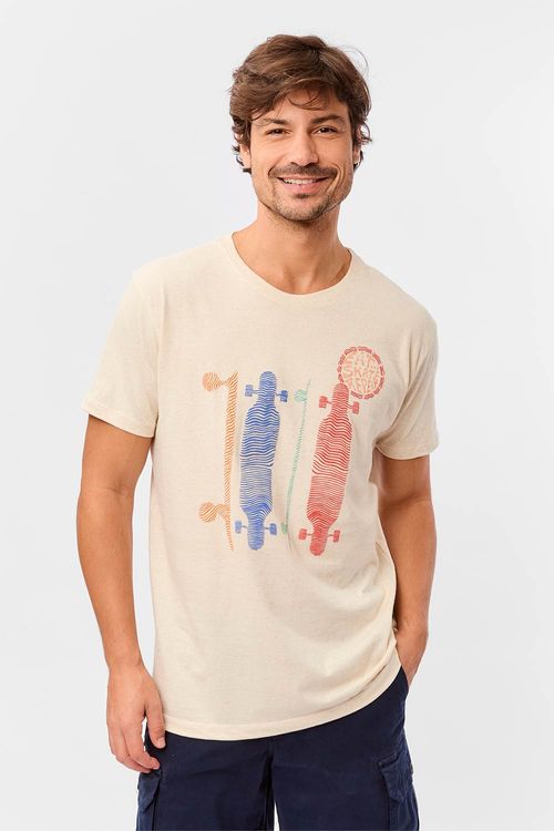 T-Shirt Estampada Skate Cru