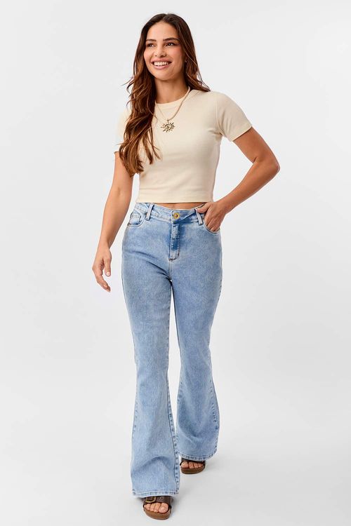 Calça Jeans Bootcut Destroyer