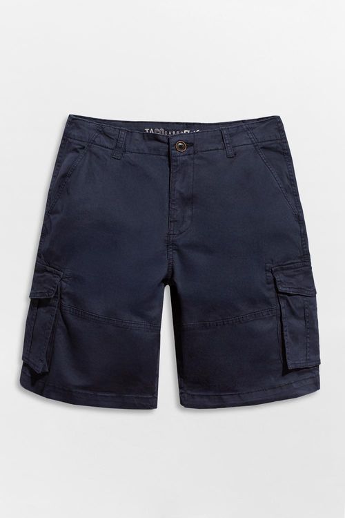 Bermuda Cargo Flex Azul Marinho