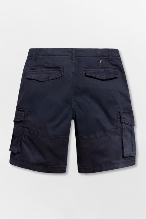 Bermuda Cargo Flex Azul Marinho