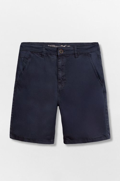 Bermuda Chino New Flex Azul Marinho