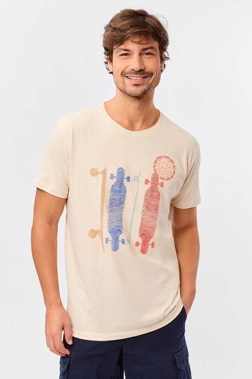 T-Shirt Estampada Skate Cru