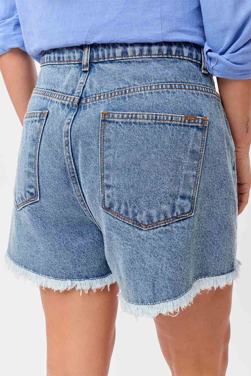 Short Jeans Margaridas Destroyer