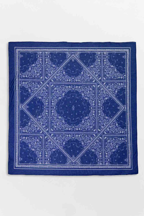 Lenço Boho Azul Marinho