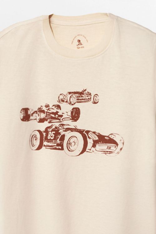 T-Shirt Infantil Estampada Kart Off White