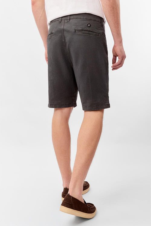 Bermuda Chino New Flex Chumbo