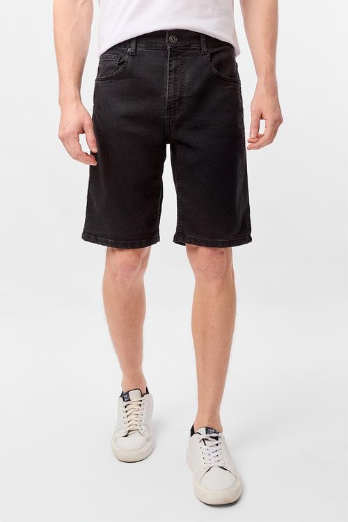 Bermuda Jeans Black