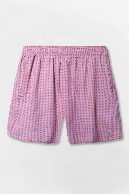 Short Estampado Flex Mini Print Vermelho