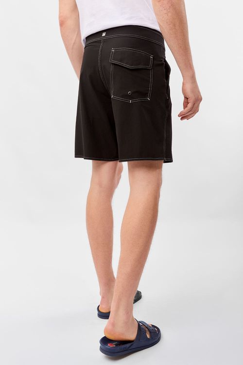 Boardshort Ripstop Flex Uv Preto