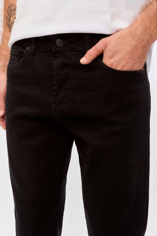 Calça Jeans Slim Flex Premium Black