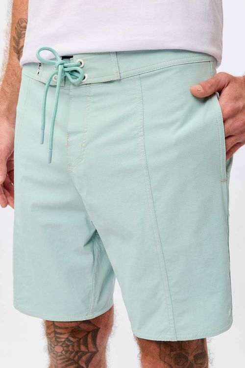 Boardshort Ripstop Flex Uv Verde Claro