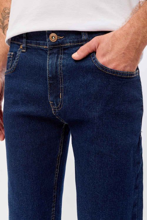 Calça Jeans Straight Flex Stone