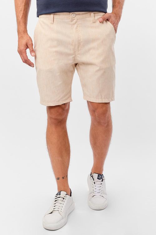 Bermuda Chino Fio Tinto Flex Chino