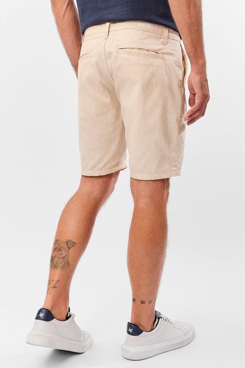Bermuda Chino Fio Tinto Flex Chino