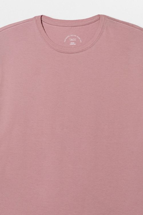 T-Shirt Básica Comfort Rosa Clara