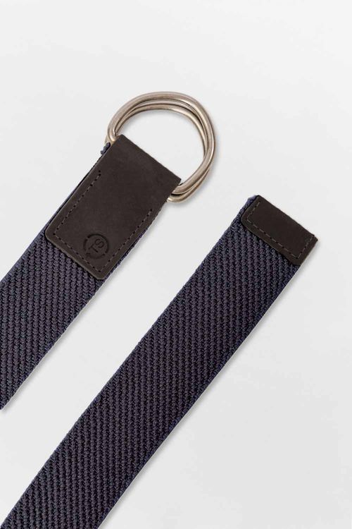 Cinto Cadarço Ponteira De Couro Grafit