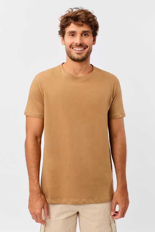 T-Shirt Básica Fit Café