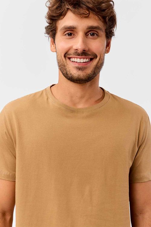 T-Shirt Básica Fit Café