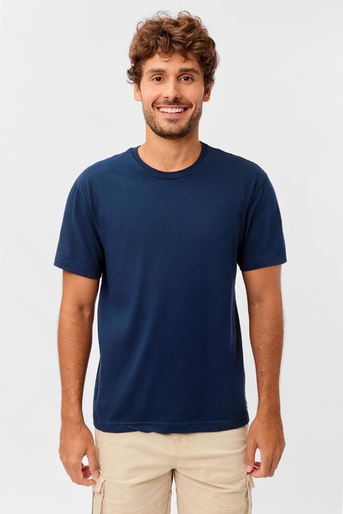T-Shirt Básica Comfort Azul Marinha