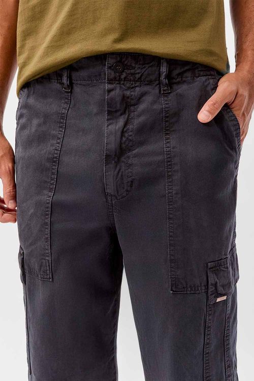 Calça Cargo Grafite