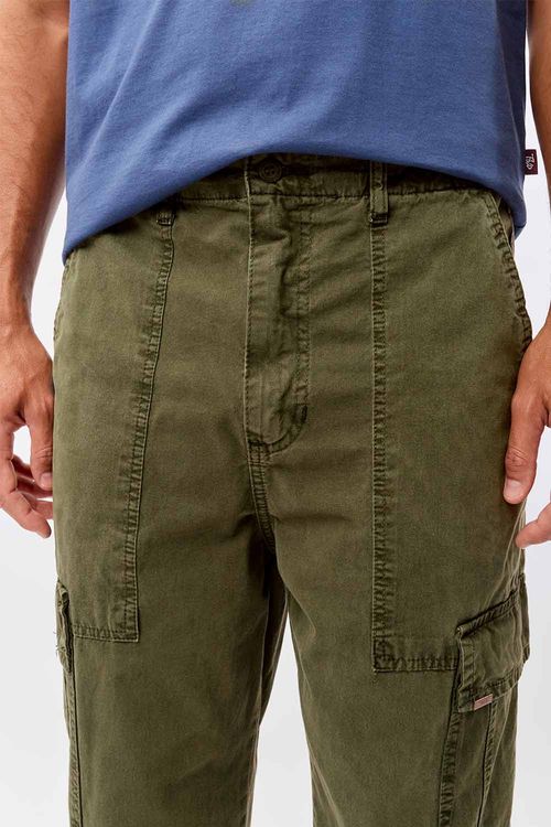 Calça Cargo Verde Militar