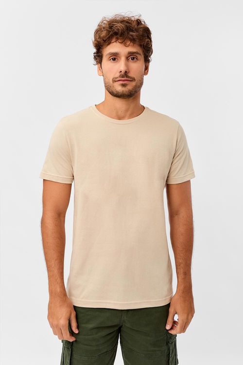 T-Shirt Básica Fit Off White
