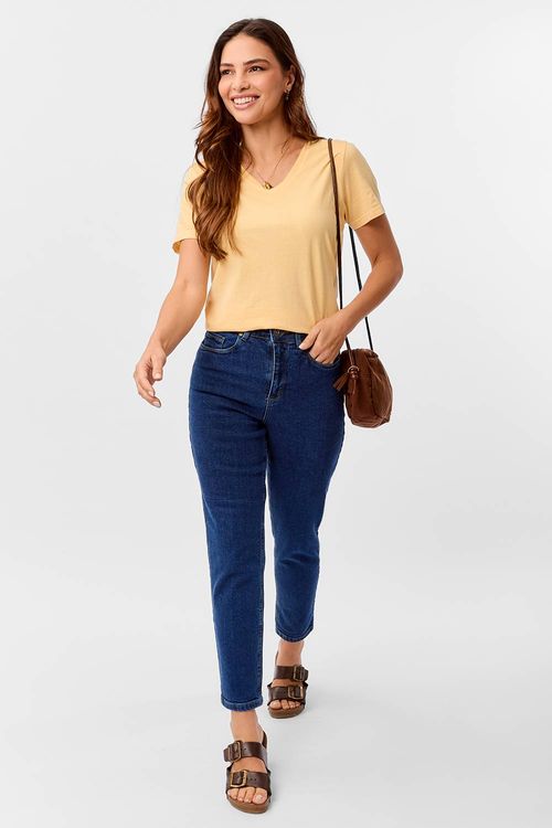 Calça Jeans Straight Super Stone