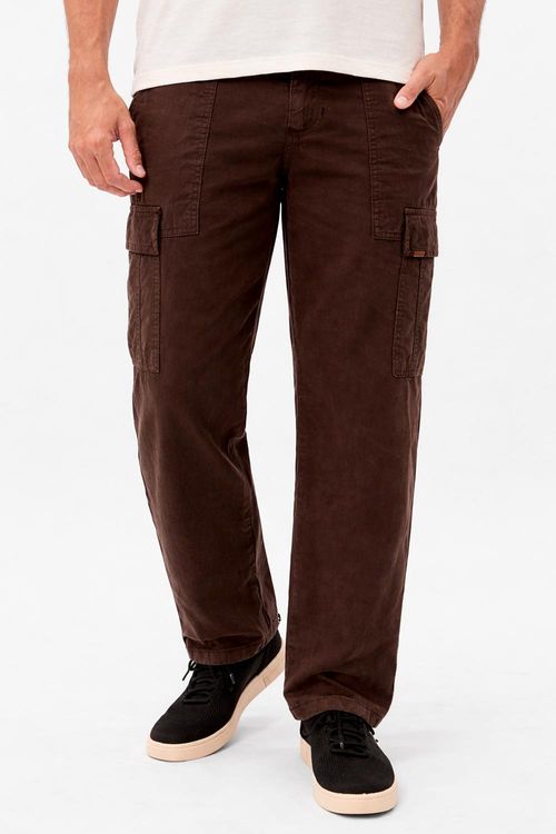 Calça Cargo Marrom
